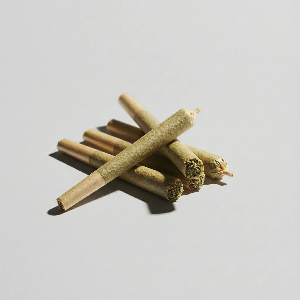 Happy Flower Pre‑Roll Lemon Cherry Gelato Joint mit 1 g Premium‑Cannabis (THC/HHC), sorgfältig gerollt für gleichmäßigen Abbrand, diskret verpackt für schnellen Versand