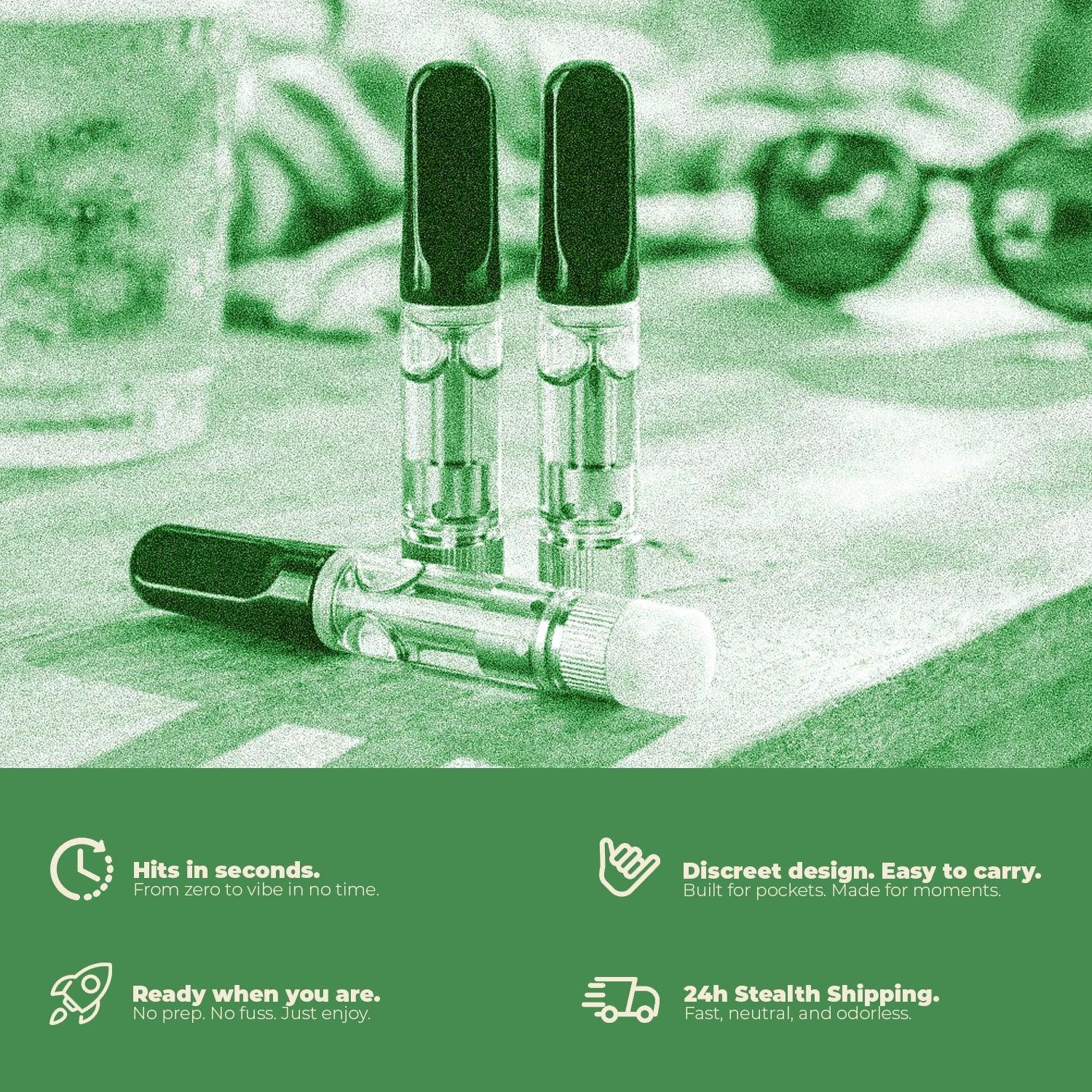 Berry Bloom CBD Vape – Produktansicht (95 % CBD)