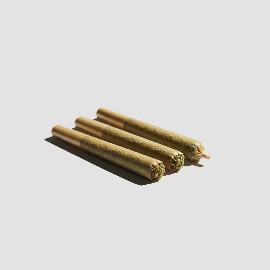 Happy Flower Pre‑Roll Joint Wedding Cake mit 1 g Premium‑Cannabis, sorgfältig gerollt für gleichmäßigen Abbrand, diskret verpackt für schnellen Versand