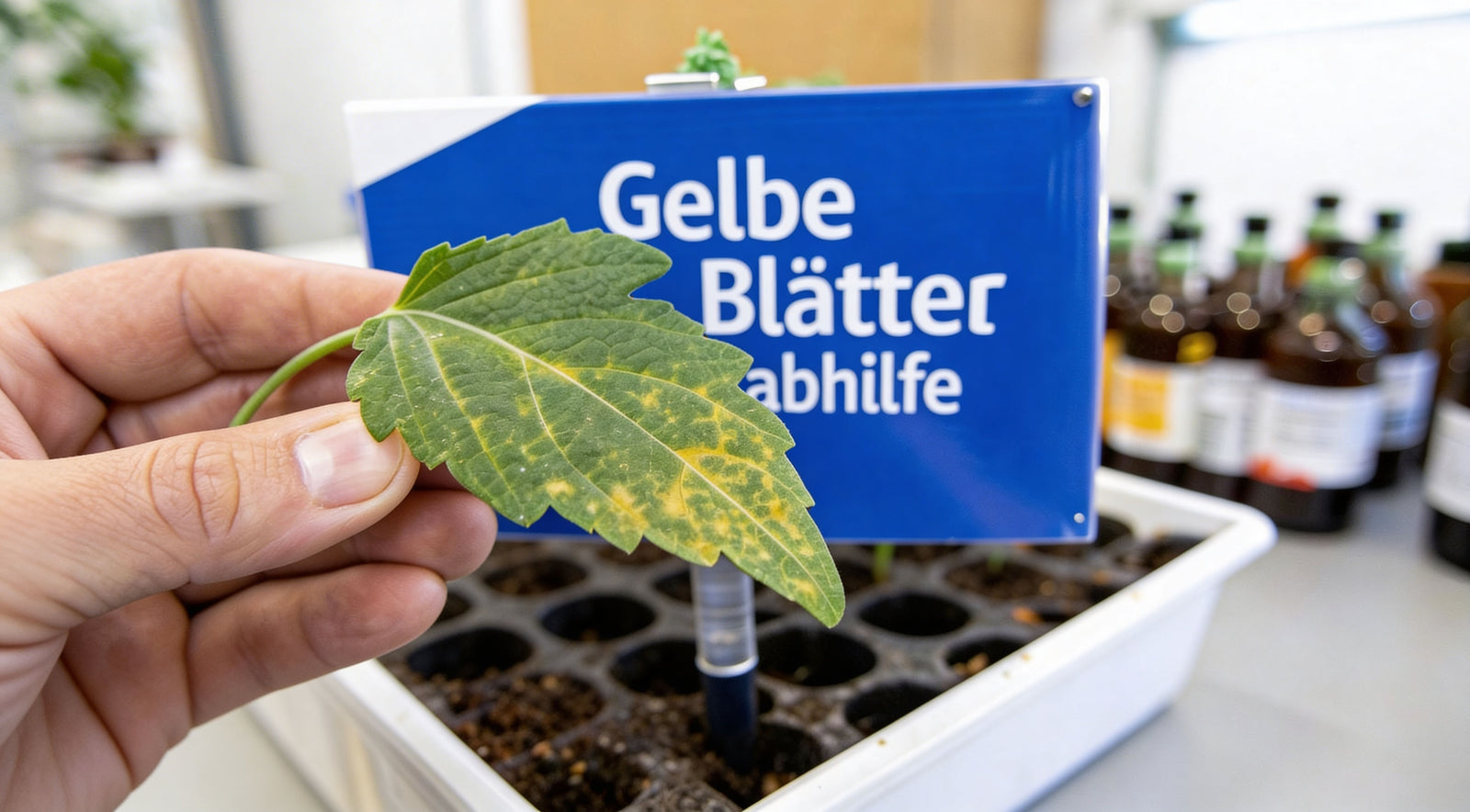 Hanftipps: hanf gelbe blätter in blütephase - Ursachen & schnelle Abhilfe