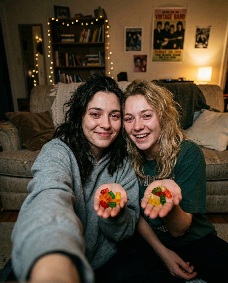 THC Gummibärchen und Edibles bei Happy Flower