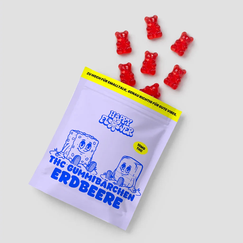 THC Gummibärchen Erdbeere – Produktdetail Ansicht