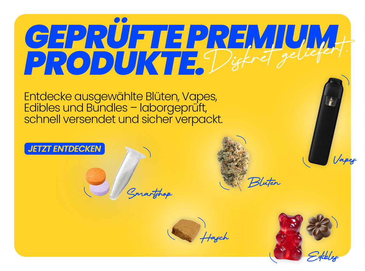 Happy Flower: Legales Cannabis, HHC und THC Produkte online kaufen